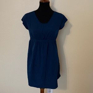 Motherhood Maternity XS Blue Tie Back Top